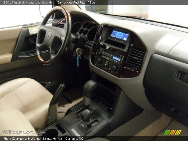 Cambridge Red Pearl / Tan 2001 Mitsubishi Montero Limited 4x4