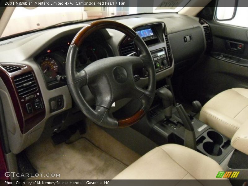 Cambridge Red Pearl / Tan 2001 Mitsubishi Montero Limited 4x4