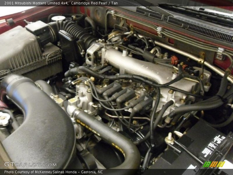 Cambridge Red Pearl / Tan 2001 Mitsubishi Montero Limited 4x4