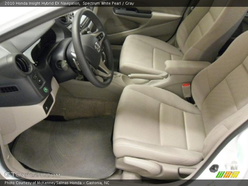Spectrum White Pearl / Gray 2010 Honda Insight Hybrid EX Navigation