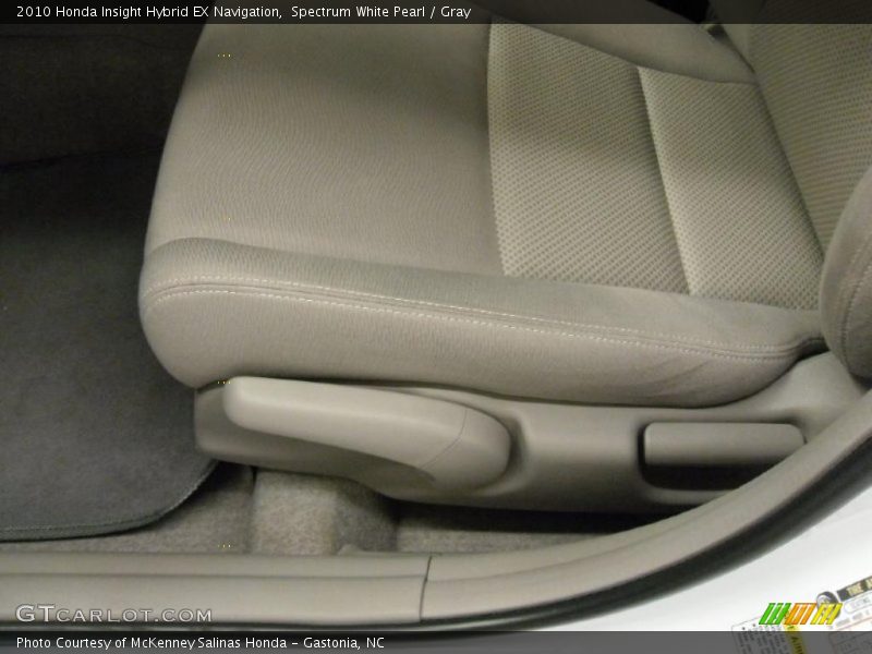 Spectrum White Pearl / Gray 2010 Honda Insight Hybrid EX Navigation