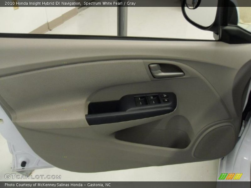 Spectrum White Pearl / Gray 2010 Honda Insight Hybrid EX Navigation