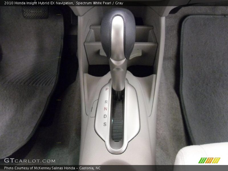 Spectrum White Pearl / Gray 2010 Honda Insight Hybrid EX Navigation