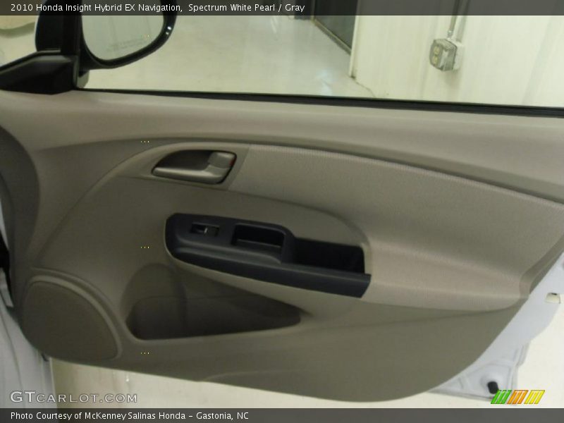 Spectrum White Pearl / Gray 2010 Honda Insight Hybrid EX Navigation