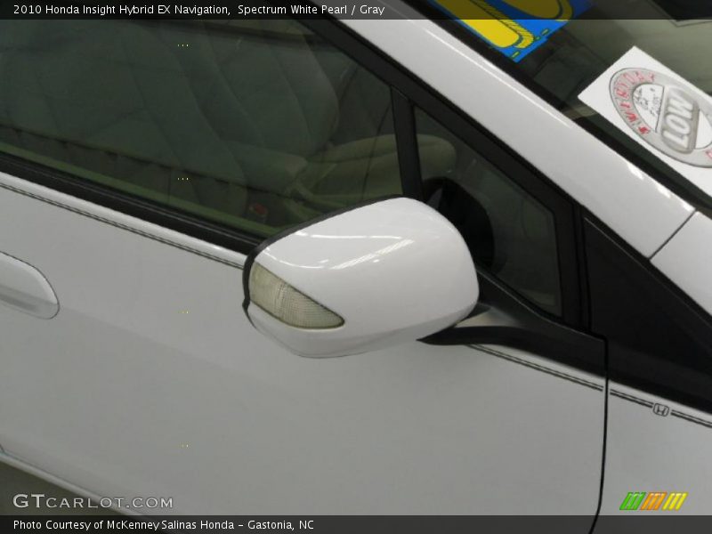 Spectrum White Pearl / Gray 2010 Honda Insight Hybrid EX Navigation