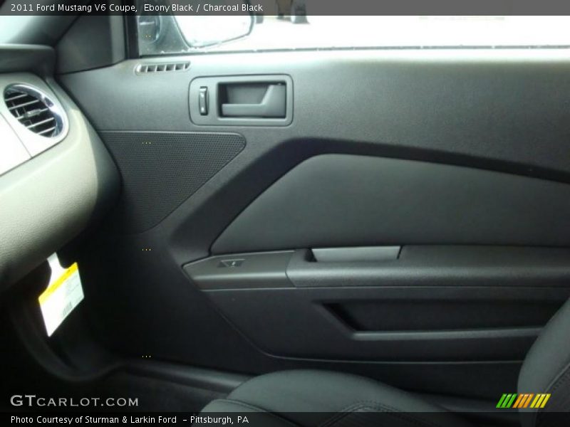 Ebony Black / Charcoal Black 2011 Ford Mustang V6 Coupe