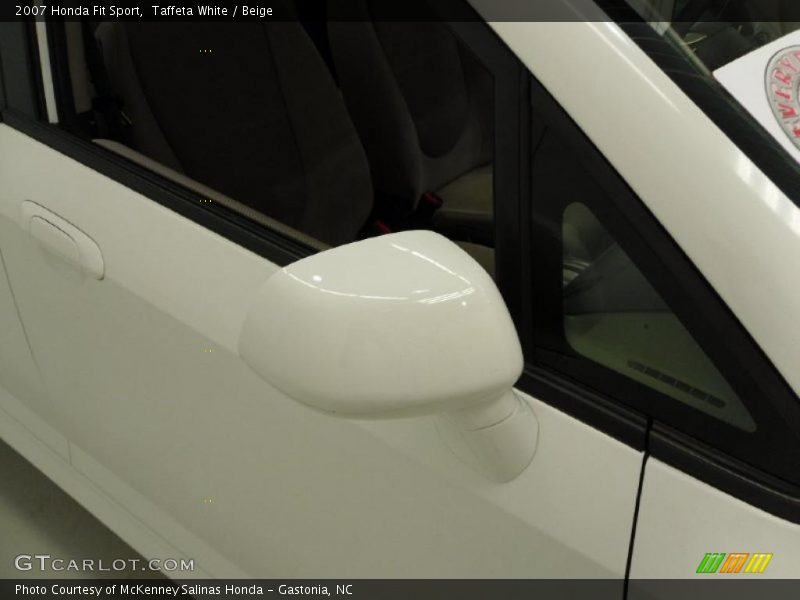 Taffeta White / Beige 2007 Honda Fit Sport