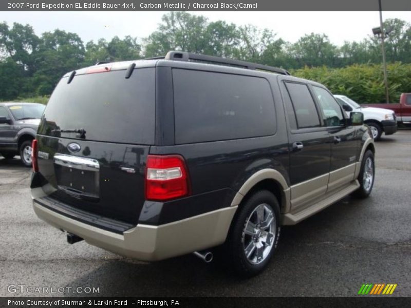 Carbon Metallic / Charcoal Black/Camel 2007 Ford Expedition EL Eddie Bauer 4x4