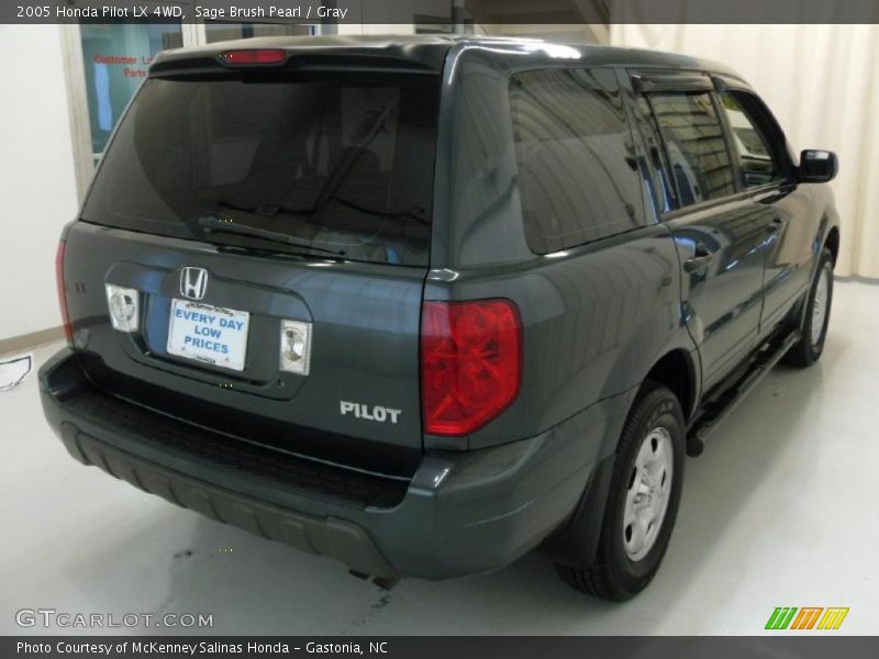 Sage Brush Pearl / Gray 2005 Honda Pilot LX 4WD