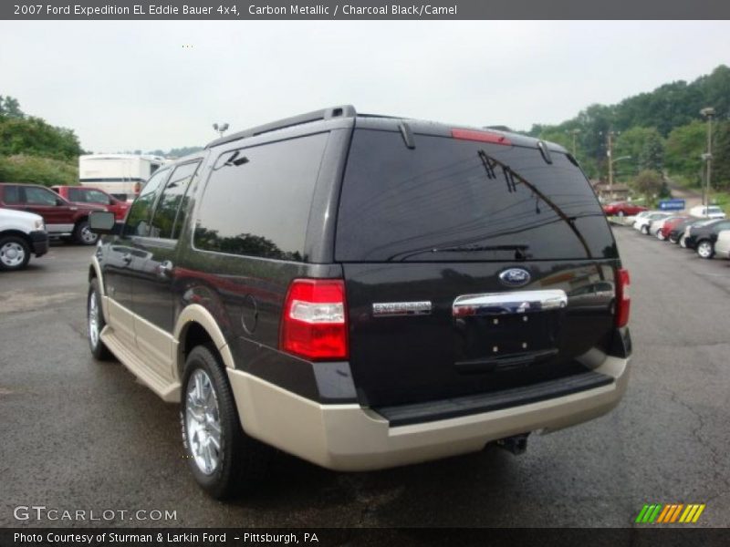 Carbon Metallic / Charcoal Black/Camel 2007 Ford Expedition EL Eddie Bauer 4x4