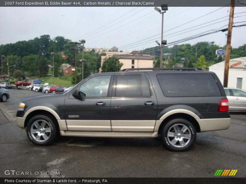 Carbon Metallic / Charcoal Black/Camel 2007 Ford Expedition EL Eddie Bauer 4x4