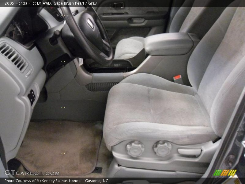 Sage Brush Pearl / Gray 2005 Honda Pilot LX 4WD