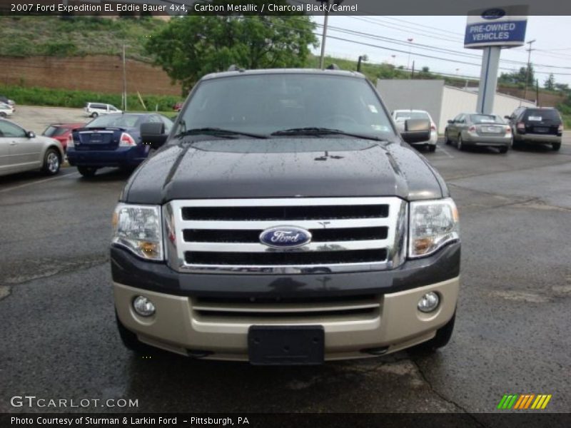 Carbon Metallic / Charcoal Black/Camel 2007 Ford Expedition EL Eddie Bauer 4x4