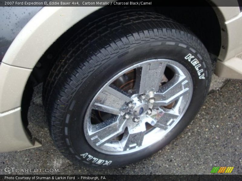 Carbon Metallic / Charcoal Black/Camel 2007 Ford Expedition EL Eddie Bauer 4x4