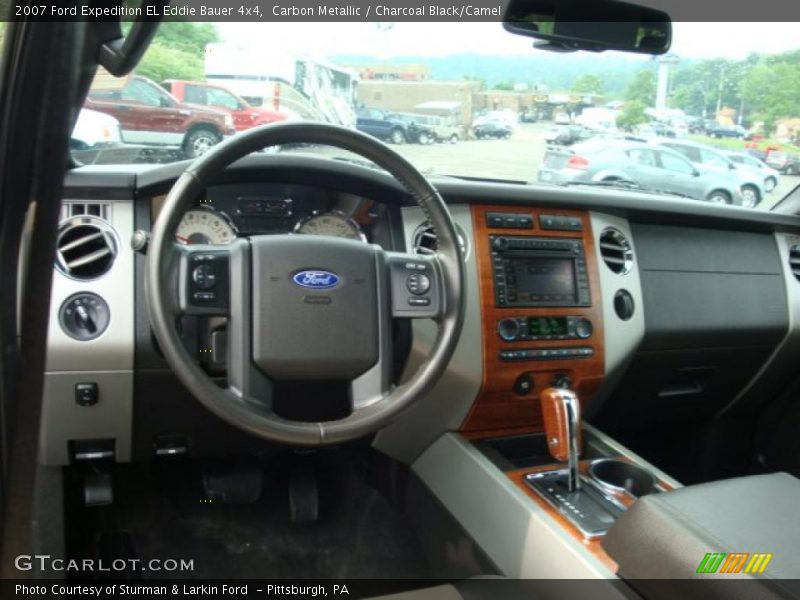 Carbon Metallic / Charcoal Black/Camel 2007 Ford Expedition EL Eddie Bauer 4x4