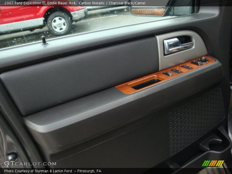 Carbon Metallic / Charcoal Black/Camel 2007 Ford Expedition EL Eddie Bauer 4x4