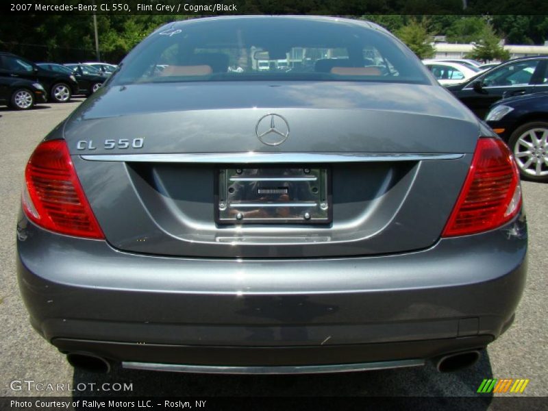 Flint Grey / Cognac/Black 2007 Mercedes-Benz CL 550