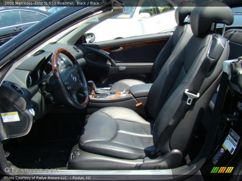 Black / Black 2008 Mercedes-Benz SL 550 Roadster