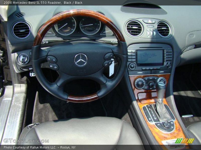 Black / Black 2008 Mercedes-Benz SL 550 Roadster