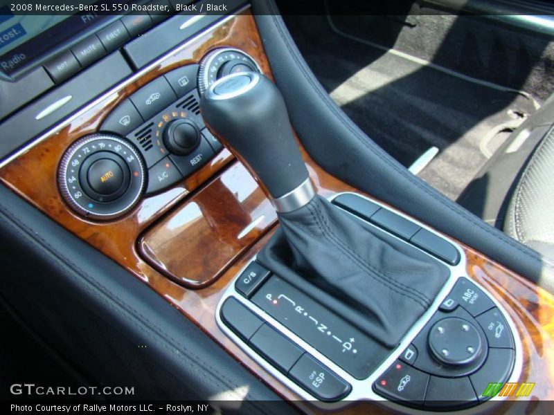 Black / Black 2008 Mercedes-Benz SL 550 Roadster