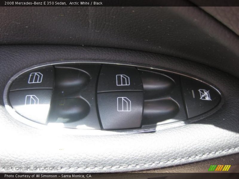 Arctic White / Black 2008 Mercedes-Benz E 350 Sedan