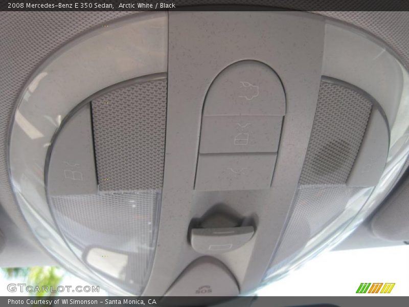 Arctic White / Black 2008 Mercedes-Benz E 350 Sedan