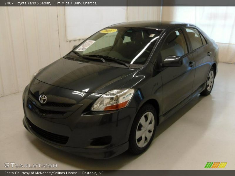 Flint Mica / Dark Charcoal 2007 Toyota Yaris S Sedan