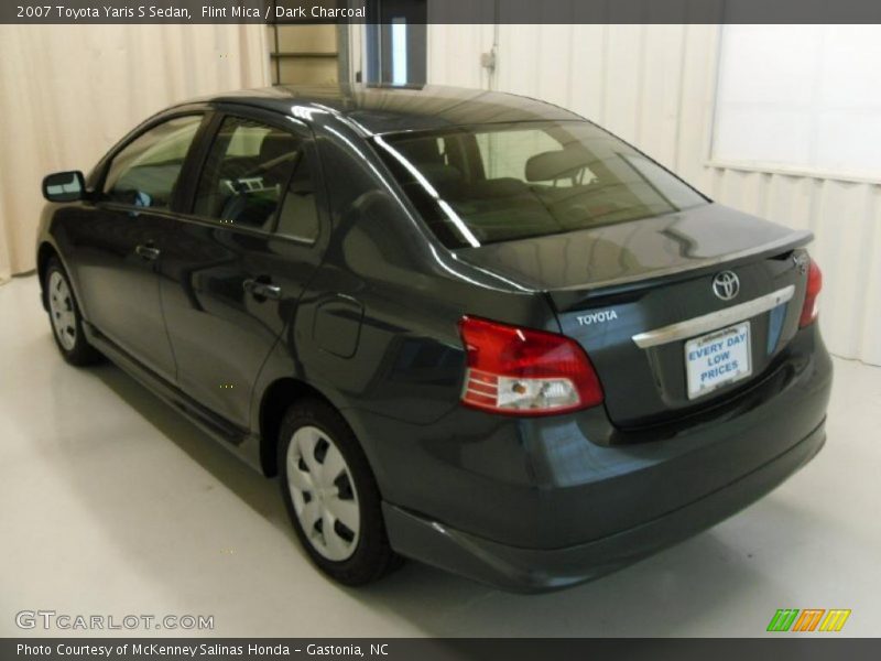 Flint Mica / Dark Charcoal 2007 Toyota Yaris S Sedan