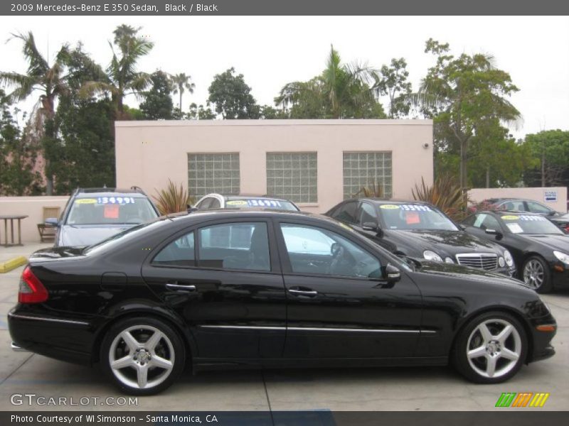 Black / Black 2009 Mercedes-Benz E 350 Sedan