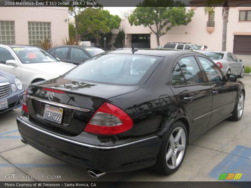 Black / Black 2009 Mercedes-Benz E 350 Sedan