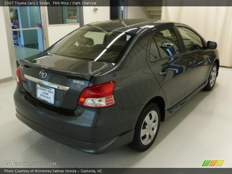 Flint Mica / Dark Charcoal 2007 Toyota Yaris S Sedan