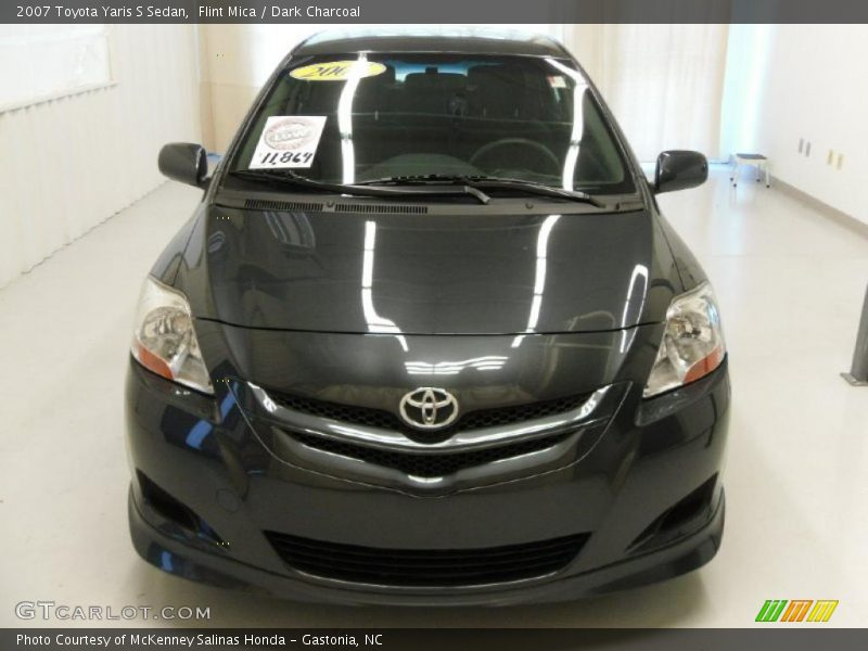 Flint Mica / Dark Charcoal 2007 Toyota Yaris S Sedan