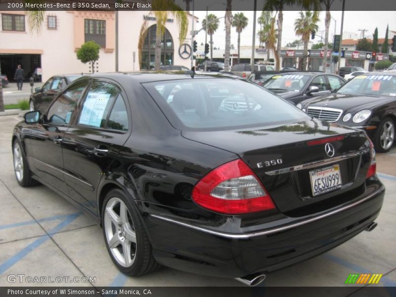 Black / Black 2009 Mercedes-Benz E 350 Sedan