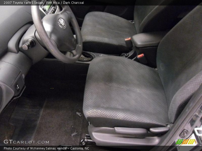 Flint Mica / Dark Charcoal 2007 Toyota Yaris S Sedan