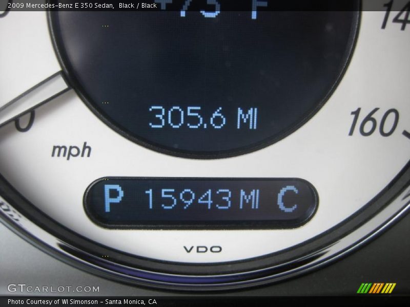 Black / Black 2009 Mercedes-Benz E 350 Sedan