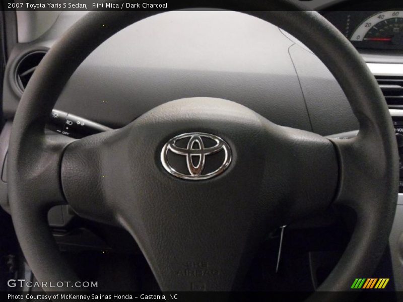Flint Mica / Dark Charcoal 2007 Toyota Yaris S Sedan