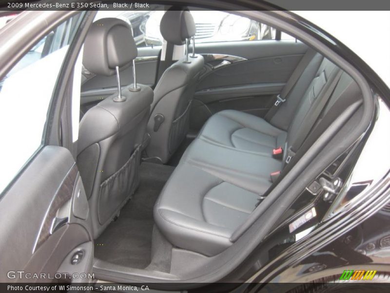 Black / Black 2009 Mercedes-Benz E 350 Sedan