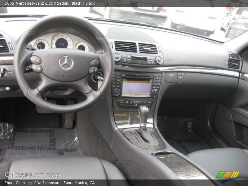 Black / Black 2009 Mercedes-Benz E 350 Sedan