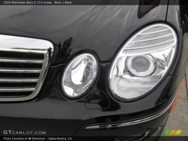Black / Black 2009 Mercedes-Benz E 350 Sedan