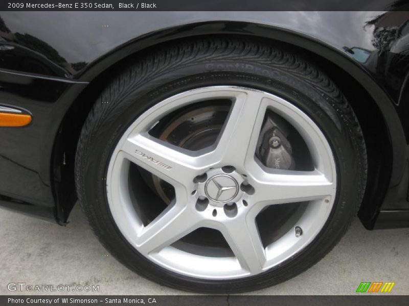 Black / Black 2009 Mercedes-Benz E 350 Sedan