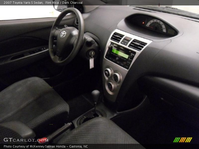 Flint Mica / Dark Charcoal 2007 Toyota Yaris S Sedan