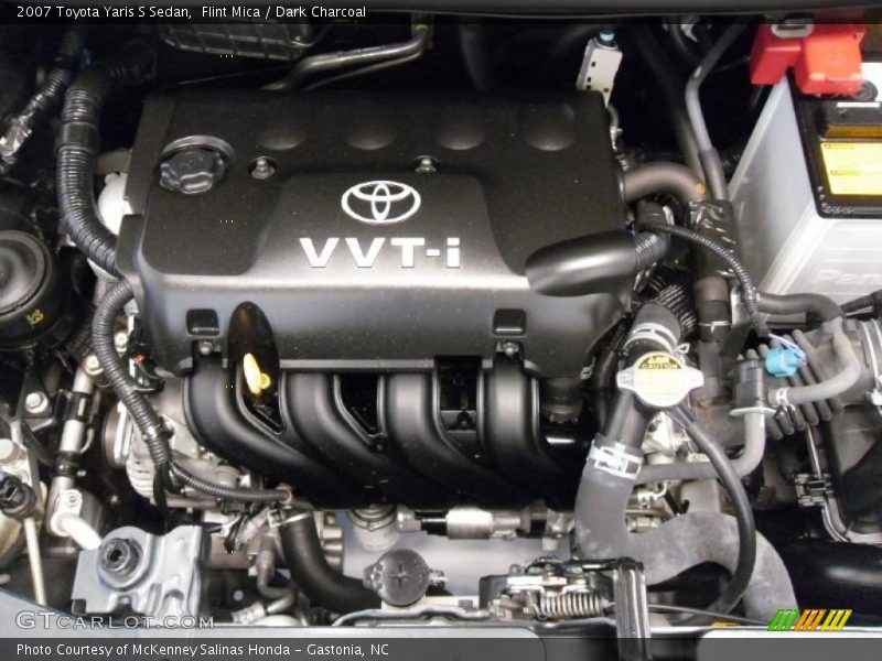 Flint Mica / Dark Charcoal 2007 Toyota Yaris S Sedan