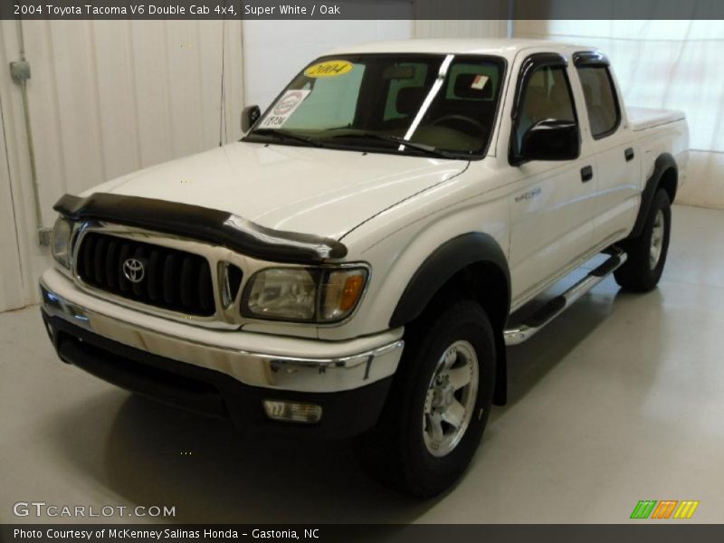 Super White / Oak 2004 Toyota Tacoma V6 Double Cab 4x4