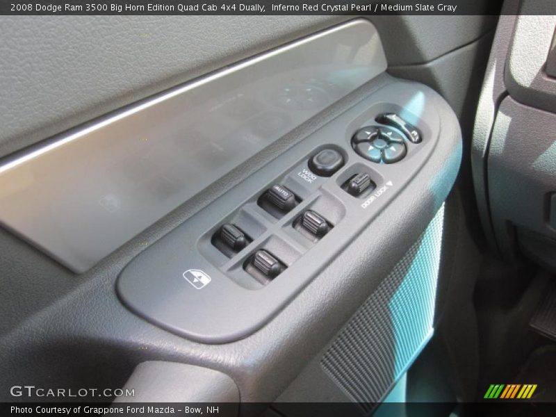 Inferno Red Crystal Pearl / Medium Slate Gray 2008 Dodge Ram 3500 Big Horn Edition Quad Cab 4x4 Dually