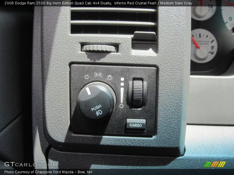 Inferno Red Crystal Pearl / Medium Slate Gray 2008 Dodge Ram 3500 Big Horn Edition Quad Cab 4x4 Dually