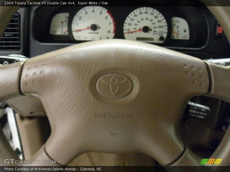 Super White / Oak 2004 Toyota Tacoma V6 Double Cab 4x4