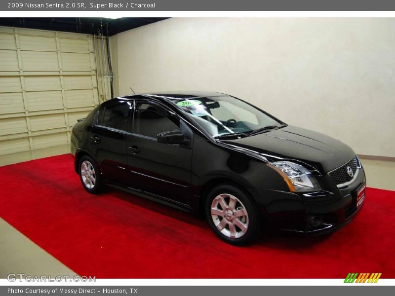 Super Black / Charcoal 2009 Nissan Sentra 2.0 SR