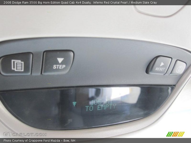 Inferno Red Crystal Pearl / Medium Slate Gray 2008 Dodge Ram 3500 Big Horn Edition Quad Cab 4x4 Dually