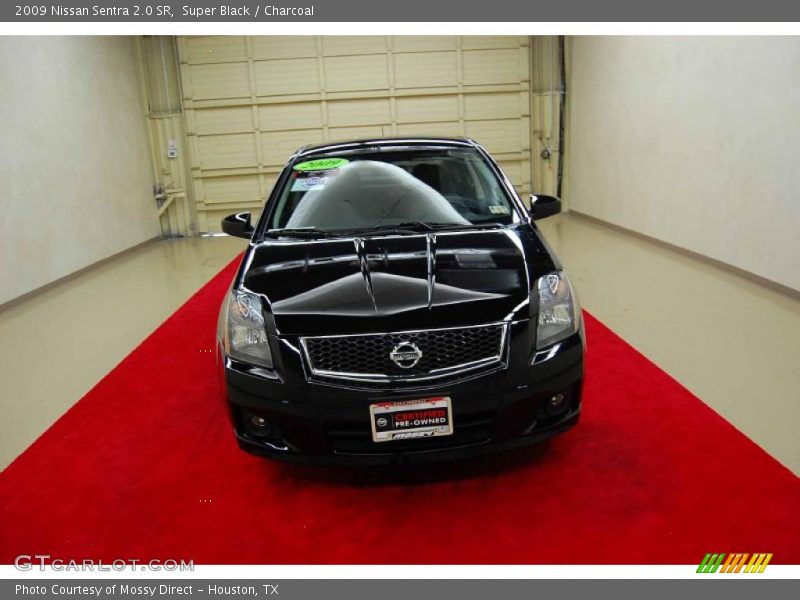 Super Black / Charcoal 2009 Nissan Sentra 2.0 SR