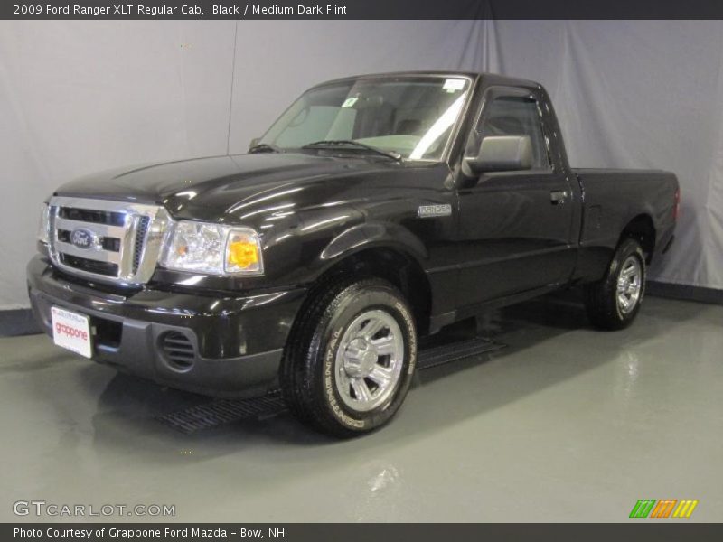 Black / Medium Dark Flint 2009 Ford Ranger XLT Regular Cab